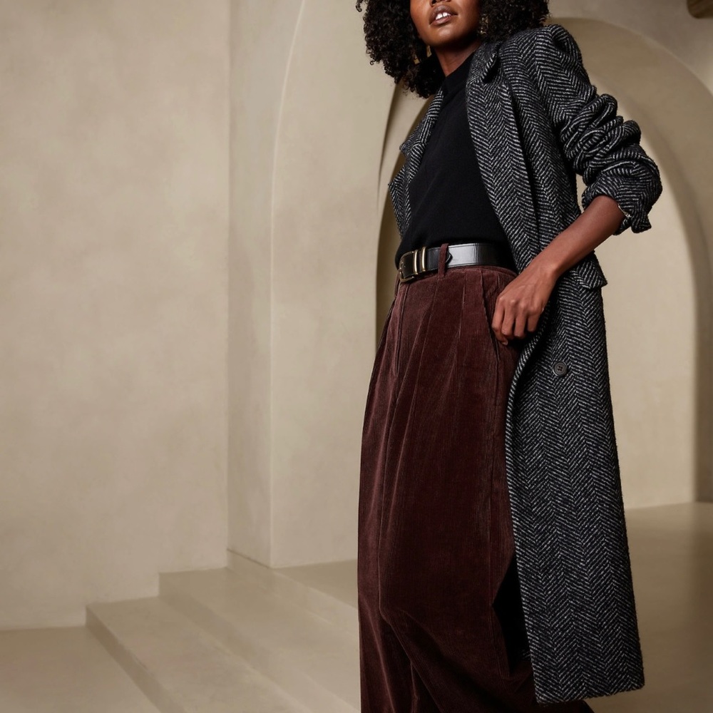 NWT RIVOLI RELAXED CORDUROY PANT 12P